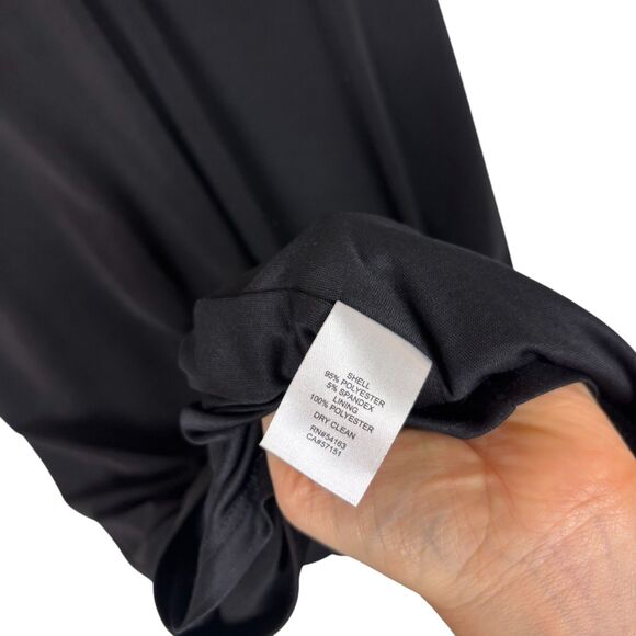 Jessica Simpson Black Gold Halter Chain Neck Tunic Tank Top Women's 2 - Picture 4 of 6